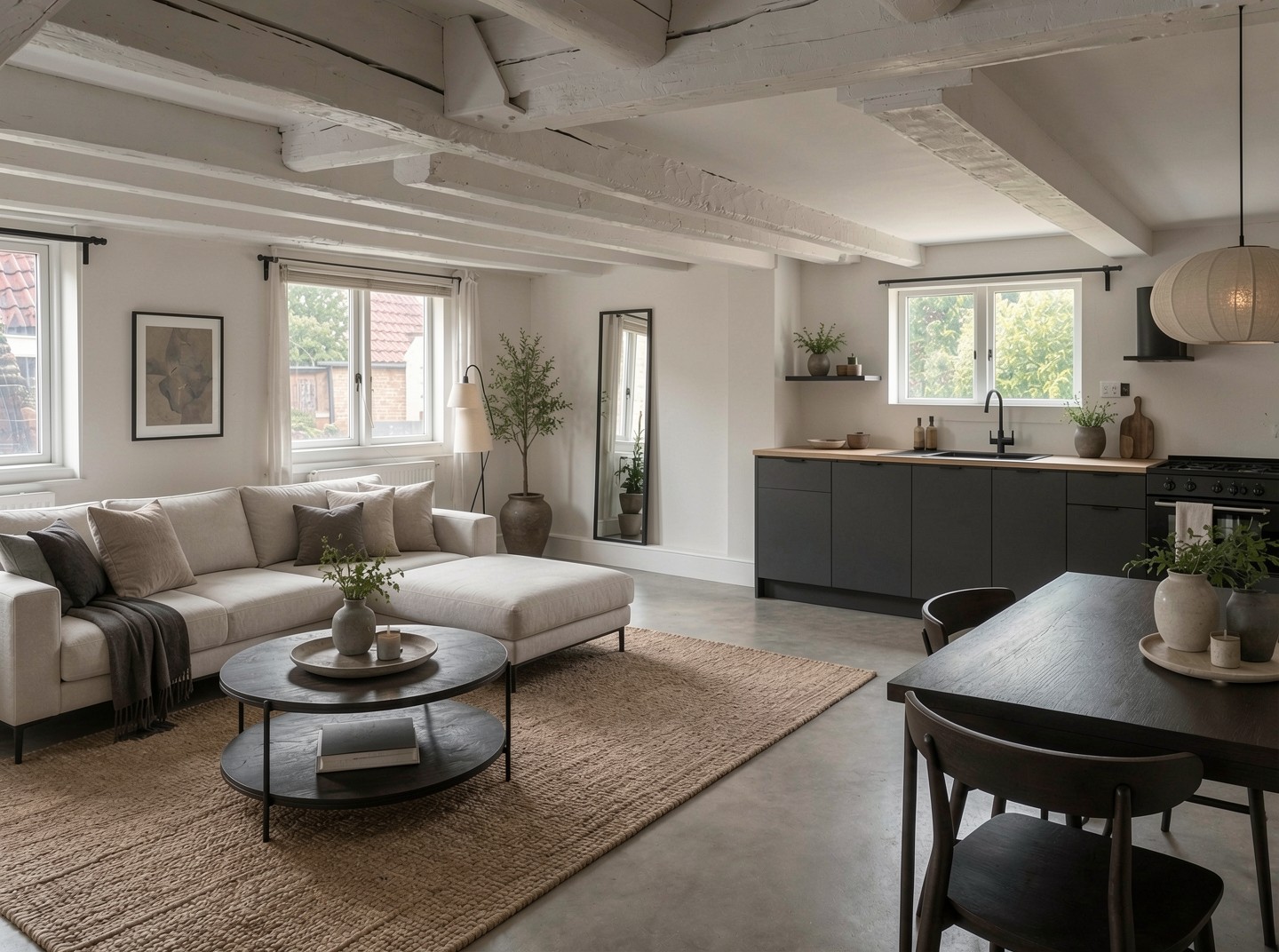 Woonkamer met open keuken van Verwerijstraat 28B